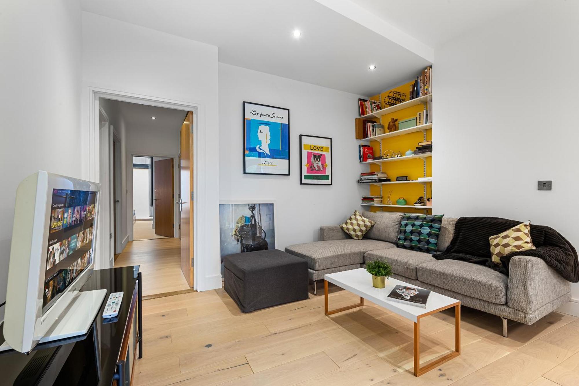 Trendy 2 Bed Flat In Greenwich With Car Parking 伦敦 外观 照片
