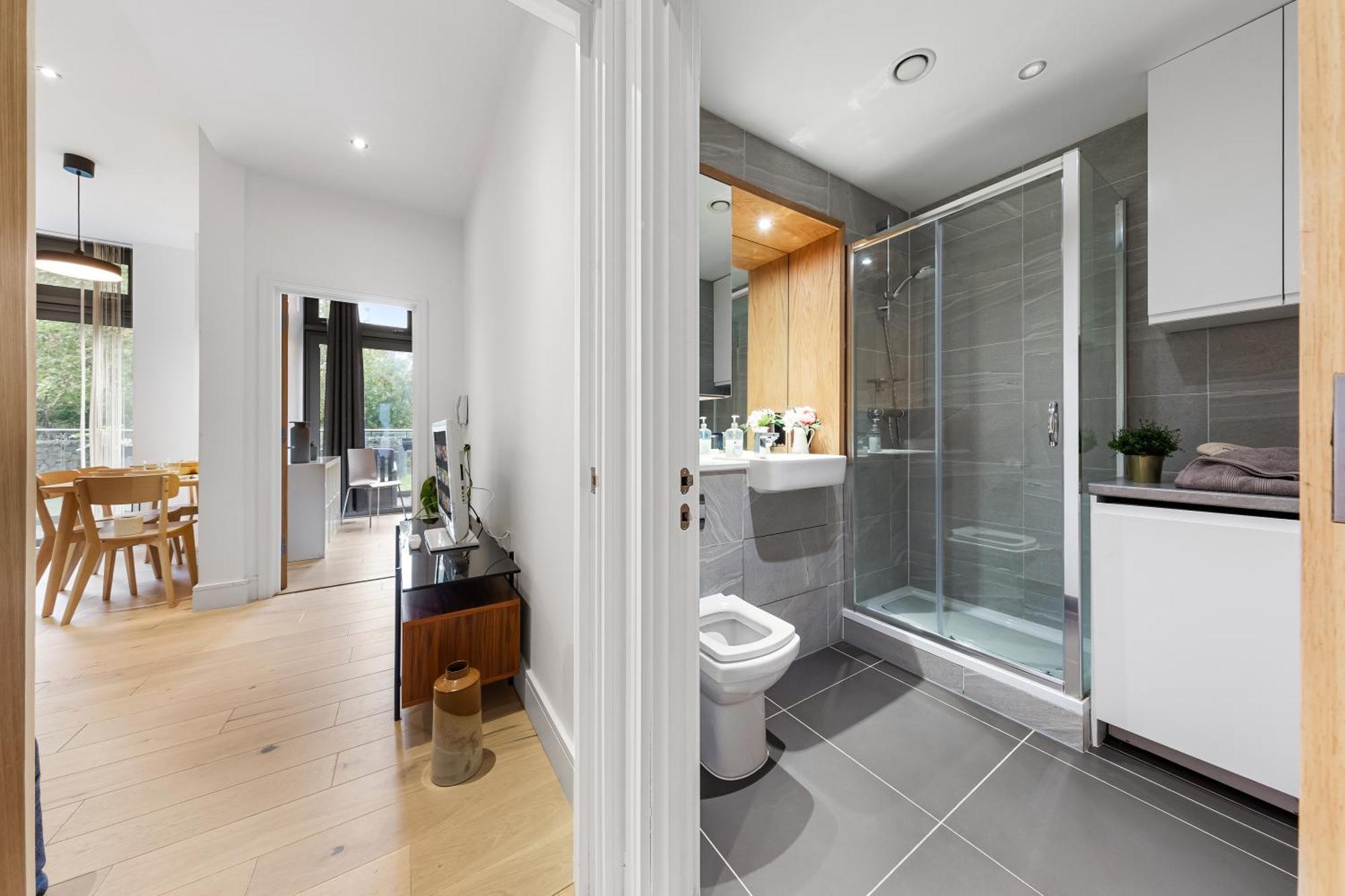 Trendy 2 Bed Flat In Greenwich With Car Parking 伦敦 外观 照片